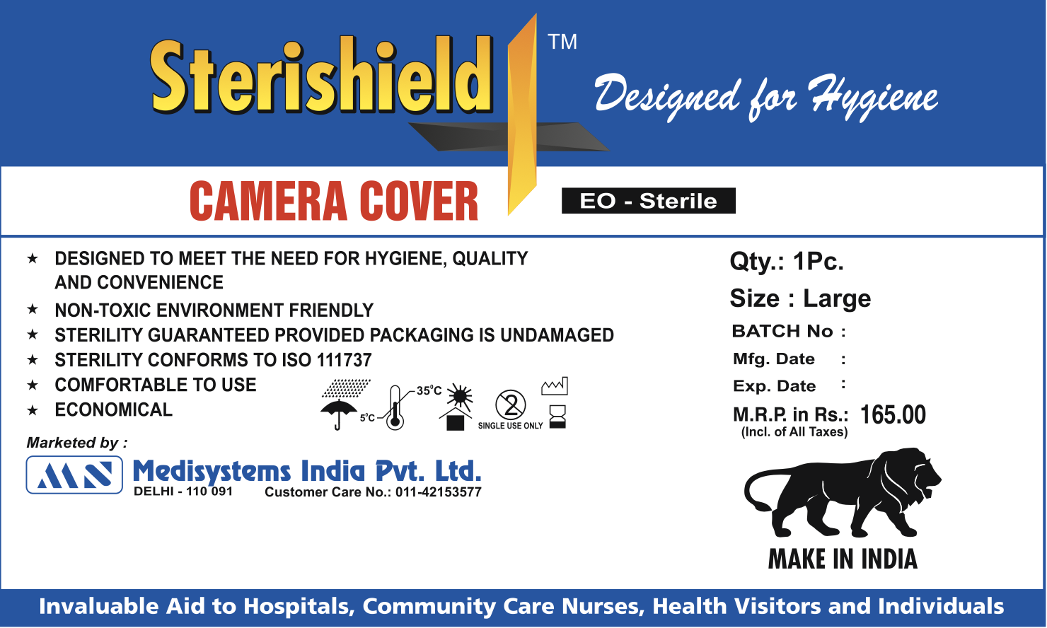 Sterishield Camera Cover
